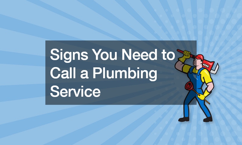 Signs You Need to Call a Plumbing Service