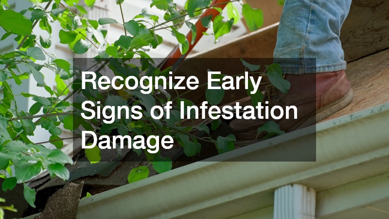 Recognize Early Signs of Infestation Damage