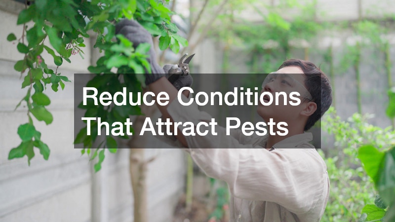 Reduce Conditions That Attract Pests